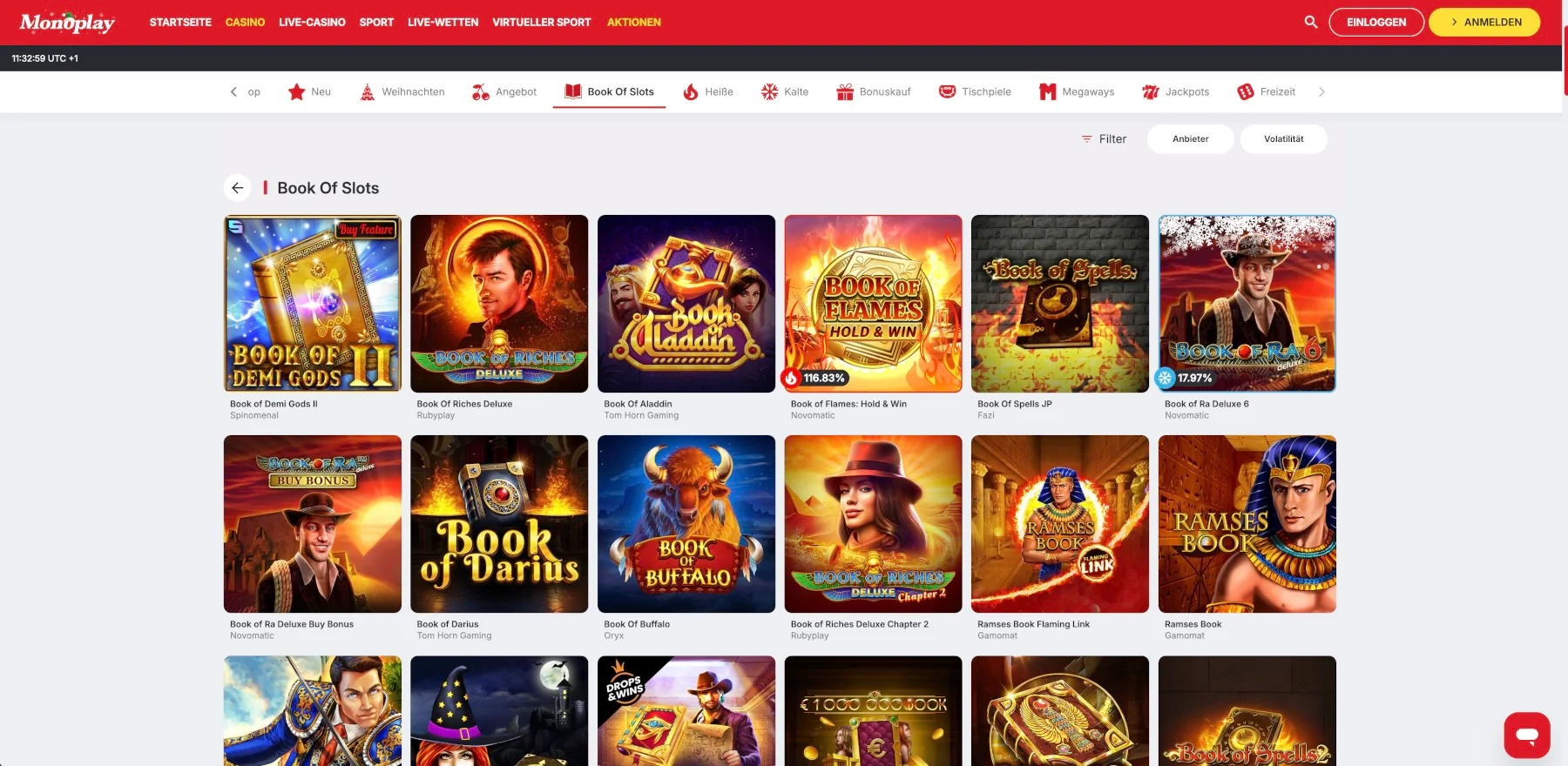 Monoplay Casino Book of Ra